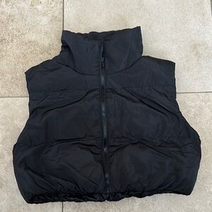Black Puffer Vest
